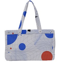 Computer Network Technology Digital Science Fiction Canvas Work Bag by Ravend