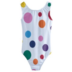 Polka Dot Kids  Cut-out Back One Piece Swimsuit by 8989