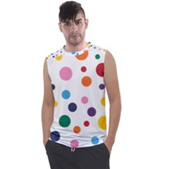 Polka Dot Men s Regular Tank Top by 8989