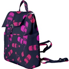 Wine Wine Bottles Background Graphic Buckle Everyday Backpack by Ravend