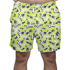 Background Pattern Graphic Beautiful Wallpaper Art Men s Shorts by Ravend