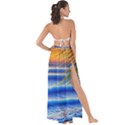 Summer Sunset Surf Maxi Chiffon Tie-Up Sarong View2