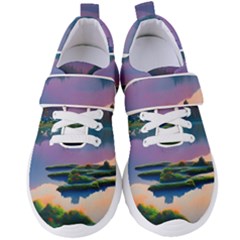 Astonishing Lake View Women s Velcro Strap Shoes by GardenOfOphir