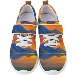 Glorious Sunset Men s Velcro Strap Shoes by GardenOfOphir