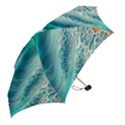 Pastel Beach Wave Mini Folding Umbrellas View2