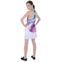 Summer Waves In Pink Ii Racer Back Mesh Tank Top View2