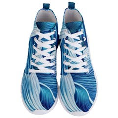 Summertime On The Sea Men s Lightweight High Top Sneakers by GardenOfOphir