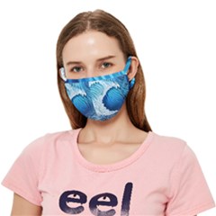 Beach Wave Crease Cloth Face Mask (adult) by GardenOfOphir