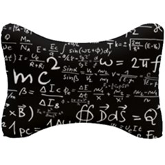 E=mc2 Text Science Albert Einstein Formula Mathematics Physics Seat Head Rest Cushion by Jancukart