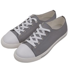 Drizzle Grey	 - 	low Top Canvas Sneakers by ColorfulShoes