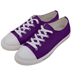 Eminence Purple	 - 	low Top Canvas Sneakers by ColorfulShoes