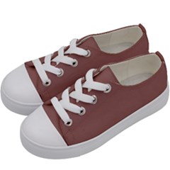 Copper Rose Brown	 - 	low Top Canvas Sneakers by ColorfulShoes