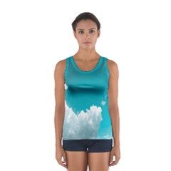 Clouds Hd Wallpaper Sport Tank Top  by artworkshop
