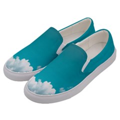 Clouds Hd Wallpaper Men s Canvas Slip Ons by artworkshop