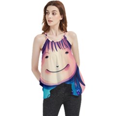 Shroom Magic Conjure Charm Flowy Camisole Tank Top by GardenOfOphir