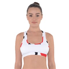 I Love Elizabeth  Cross Back Sports Bra by ilovewhateva