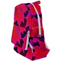 Leaves Purple Autumn Evening Sun Abstract Travelers  Backpack View1