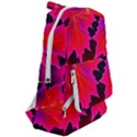 Leaves Purple Autumn Evening Sun Abstract Travelers  Backpack View2