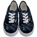 Background Pattern Geometric Glass Mirrors Kids  Classic Low Top Sneakers View1