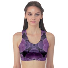 Geometric Shapes Geometric Pattern Flower Pattern Art Sports Bra by Ravend