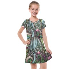 Craft Mushroom Kids  Cross Web Dress by GardenOfOphir