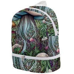 Craft Mushroom Zip Bottom Backpack by GardenOfOphir