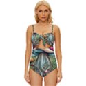 Craft Mushroom Knot Front One-Piece Swimsuit View1