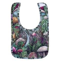 Craft Mushroom Baby Bib by GardenOfOphir