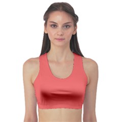 Hot Coral	 - 	sports Bra by ColorfulSportsWear