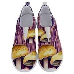 Flowery Garden Mushroom No Lace Lightweight Shoes by GardenOfOphir