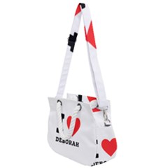I Love Deborah Rope Handles Shoulder Strap Bag by ilovewhateva