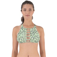 Multicolored Chemical Bond Illustration Chemistry Formula Science Perfectly Cut Out Bikini Top by Jancukart