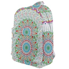 Flower Abstract Floral Hand Ornament Hand Drawn Mandala Classic Backpack by Jancukart
