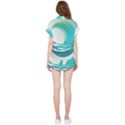 Tsunami Tidal Wave Wave Minimalist Ocean Sea 2 Chiffon Lounge Set View2