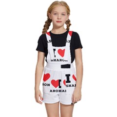 I Love Sharon Kids  Short Overalls by ilovewhateva
