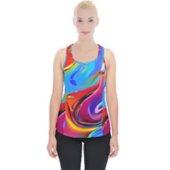 Abstract Fluid Art Piece Up Tank Top by GardenOfOphir