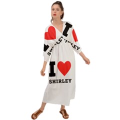 I Love Shirley Grecian Style  Maxi Dress by ilovewhateva