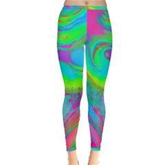 Fluid Artistic Inside Out Leggings by GardenOfOphir