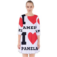 I Love Pamela Smock Dress by ilovewhateva