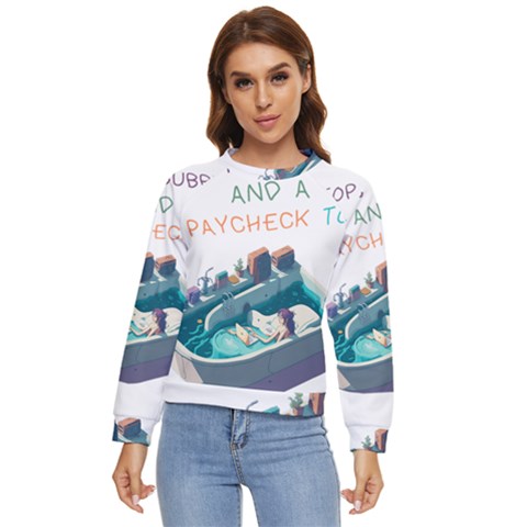 Bubble Entrepreneurship Women s Long Sleeve Raglan Tee by jami7ahm