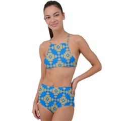 Pattern 7 High Waist Tankini Set by GardenOfOphir