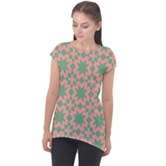 Pattern 18 Cap Sleeve High Low Top by GardenOfOphir