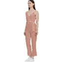 Pattern 101 V-Neck Spaghetti Strap Tie Front Jumpsuit View2
