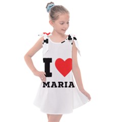 I Love Maria Kids  Tie Up Tunic Dress by ilovewhateva