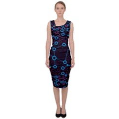 Artificial Intelligence Network Sleeveless Pencil Dress by Semog4