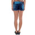 Artificial Intelligence Network Blue Art Yoga Shorts View2