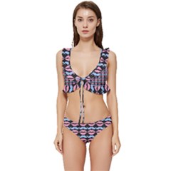 Pattern 172 Low Cut Ruffle Edge Bikini Set by GardenOfOphir