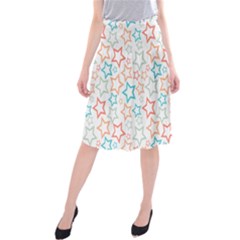 Background Pattern Texture Design Midi Beach Skirt by Semog4