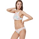 Background Pattern Texture Design Banded Triangle Bikini Set View2