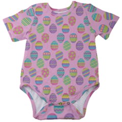 Egg Easter Eggs Pastel Digital Art Baby Short Sleeve Bodysuit by Semog4